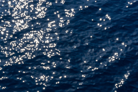 Blurry or out of focus image of ocean surface as backgorund