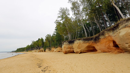 Sandy caves, Salacgriva