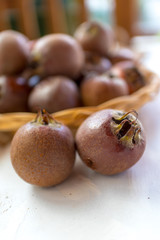 medlar is a brownish fruit of the winter