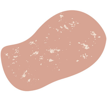 recommend clip art: Abstract modern and stylish digital cutout shape on the white isolated background. Creative colorful bright clip art form.