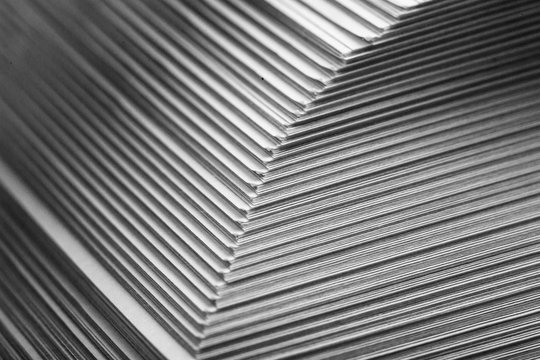 Stack of paper, a fragment of a book or magazine