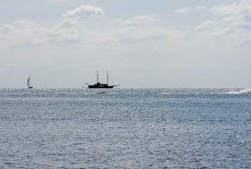 boat in the sea