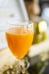 glass of orange juice