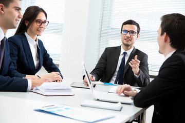 Business people working together in the office