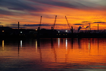 Fototapeta premium sunset at sea
