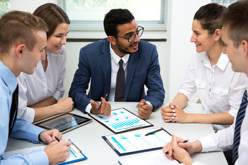 Business people working together in the office