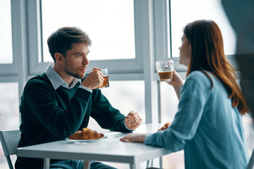 business people shaking hands finishing up meeting