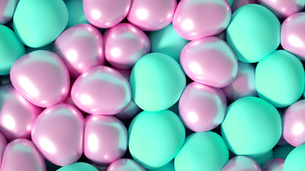 Beautiful background with geometric shape. 3d illustration, 3d rendering.