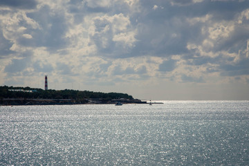 Obraz premium lighthouse in winter