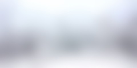 Light grey flare large format banner. Silver silhouette blur formless pattern. Empty plain background. Defocus backdrop. Winter natural abstract illustration. - obrazy, fototapety, plakaty