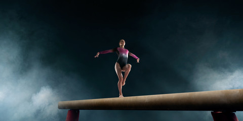Female gymnast.