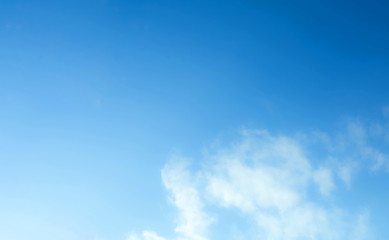 blue sky with beautiful natural white clouds