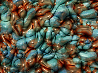 Beautiful, elegant, abstract background with metal and the texture of stone, marble and granite. 3d illustration, 3d rendering.