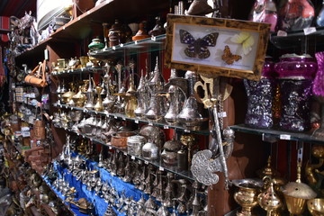 Fototapeta na wymiar Arabian Lamps and Other Small Treasures, Muscat, Oman