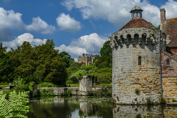 Fototapeta na wymiar Scotney Castle in Kent, England