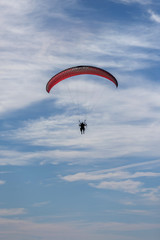 paraglider in the sky