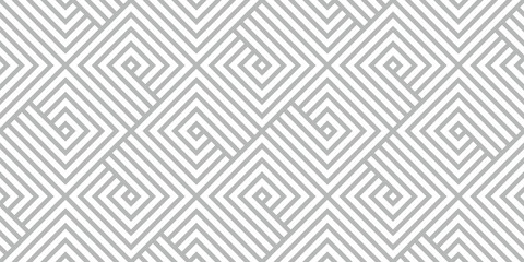 Abstract geometric pattern with stripes, lines. Seamless vector background. White and grey ornament. Simple lattice graphic design.