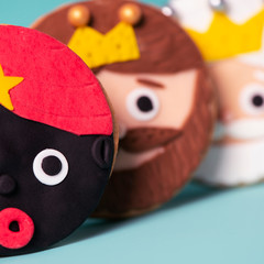 cookies in the shape of the magi