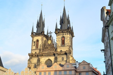 church of our lady before tyn in prague czech republic