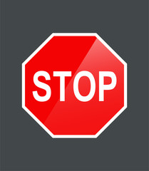 Stop Sign,vector icon design