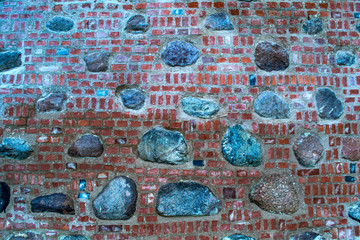 old brick wall ready layout for design.Selective focus