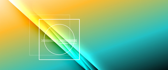 Rainbow fluid gradient background with abstract lines. Colorful geometric background pattern. Vector Illustration For Wallpaper, Banner, Background, Card, Book Illustration, landing page