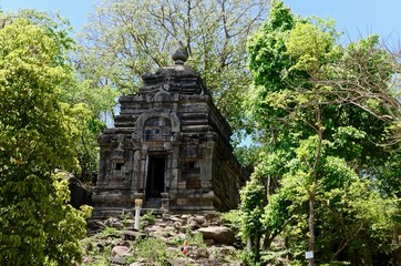 The ancient Funan sites of Angkor Borei and Phnom Da is a hill and the name for the first art style period in pre-Angkorian times,in Takeo, Cambodia, close to the border to Vietnam,