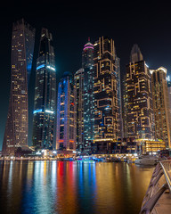 city skyscraper of Dubai marina