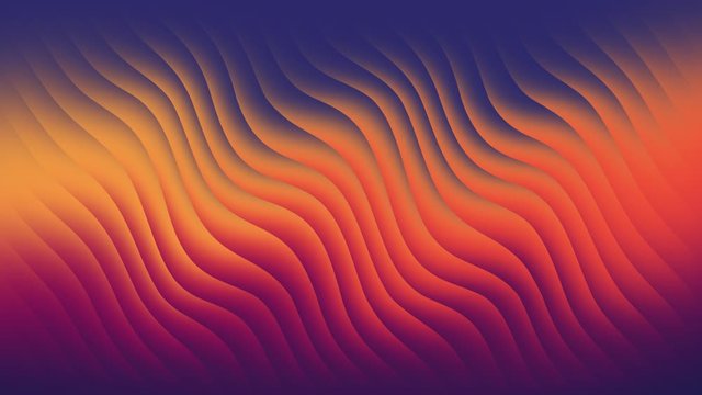 Neon 3d graphic design horizontal rainbow line animation colorful gradient vibrant texture