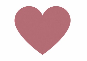 Obraz na płótnie Canvas Stencil heart. Postcard. Heart of different colors. Valentine's Day.