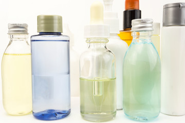 foundation and face care product bootle 