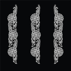 set of decorative elements