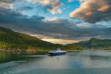 natural landscape at geirangerfjord