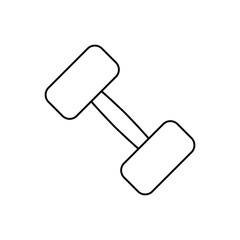 barbell icon design vector. Modern style
