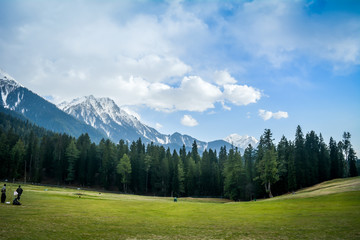 Fototapeta na wymiar Baisaran Valley, Jammu and Kashmir, India
