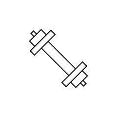 barbell icon design vector. Modern style