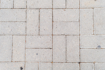 granite tiles of various shapes on a pedestrian road