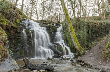 Folly Dolly Falls in Meltham, West Yorkshire, England