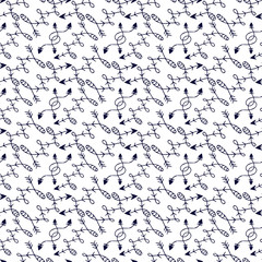 Ethnic arrows pattern. Modern seamless background. Bright arrows design for textile and web decoration.