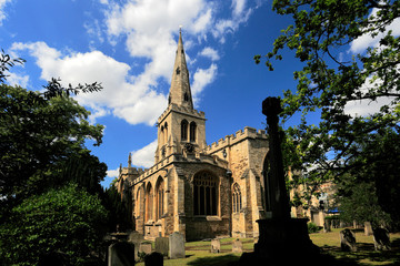 Fototapeta na wymiar St Pauls church, Bedford town, Bedfordshire, England, UK