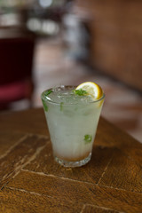 Mojito on Restaurant Table