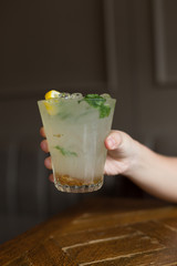 Mojito on Restaurant Table