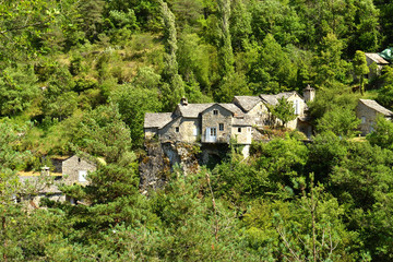 Villages touristiques et médiévaux des Gorges du Tarn, Sainte Enimie, Les Sablières