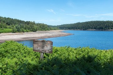Langsett Reservoir in South Yorkshire on the edge of the Peak District
