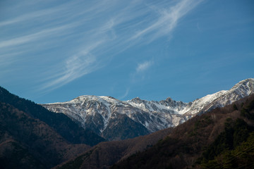 中央アルプスの景色