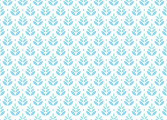 Vector Floral Ornamental Seamless Pattern. Geometric Flower Stylish Texture. Abstract Retro Tile Texture.