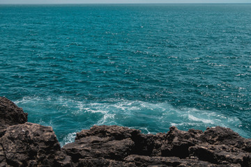 A beautiful look at the blue ocean