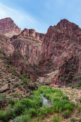 North Kaibab Trail - The Box - Bright Angel Creek - Grand canyon National Park