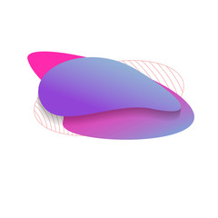 Dynamical colored forms and line.