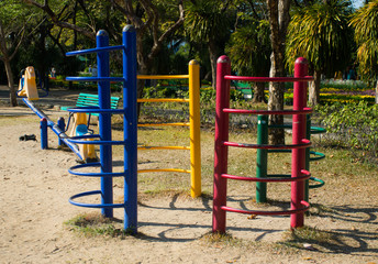Fototapeta premium colorful playground in the park